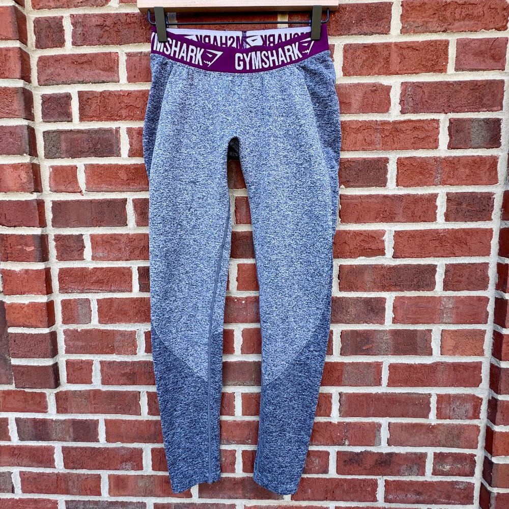 Gymshark Dry Athletic Leggings Womens Medium Heather Gray
